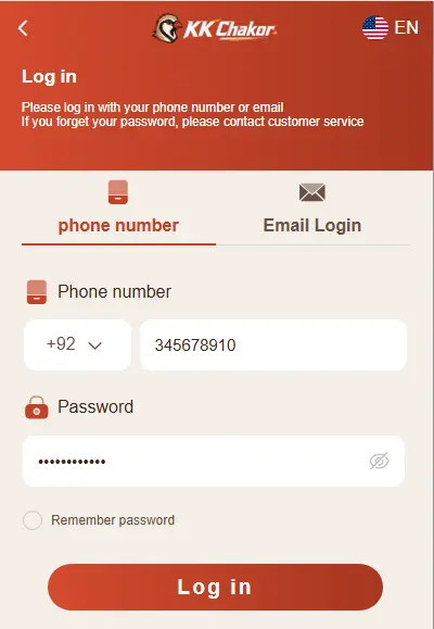 KKchakor Game Login