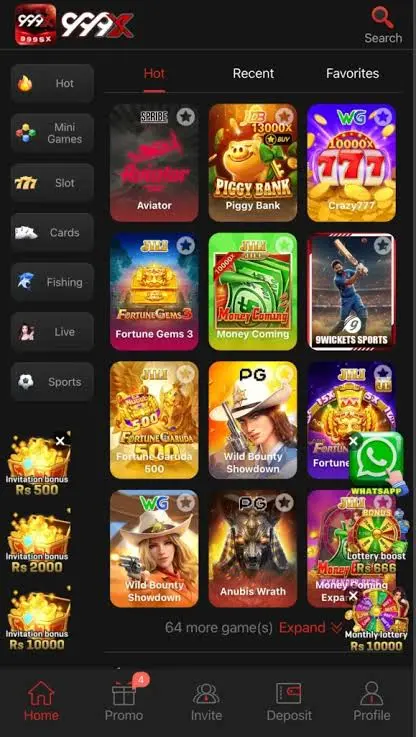 999SX Game Homepage
